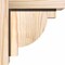 Ekena Millwork Alpine Smooth Corbel w/Backplate, Douglas Fir, 5 1/2"W x 8"D x 8"H COR06X08X08ALP01SDF - alternate 4
